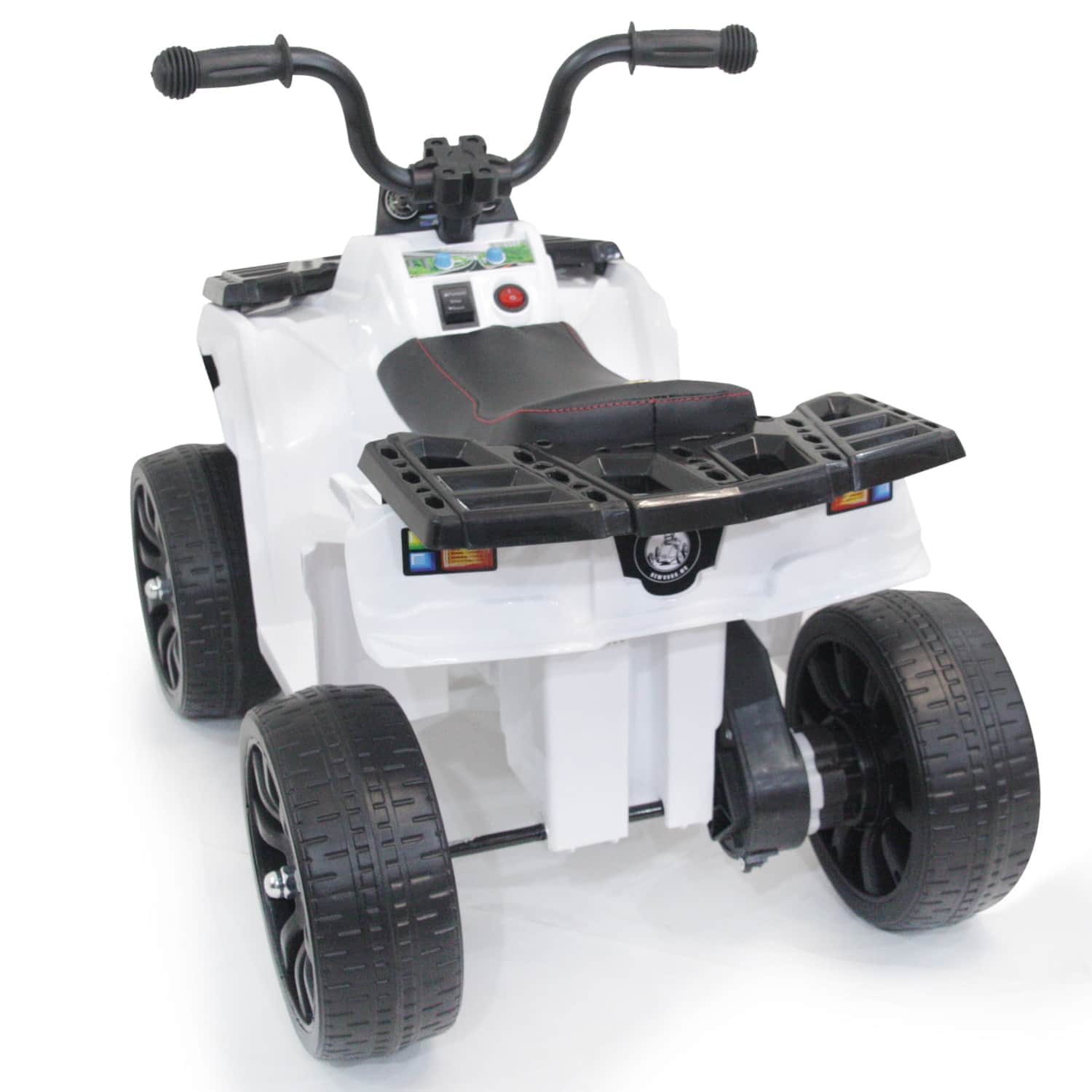картинка Детский квадроцикл R1 на резиновых колесах 6V - 3201-WHITE 