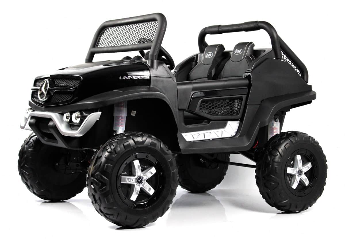 картинка Детский электромобиль Mercedes-Benz Unimog Concept (P555BP) черный глянец 