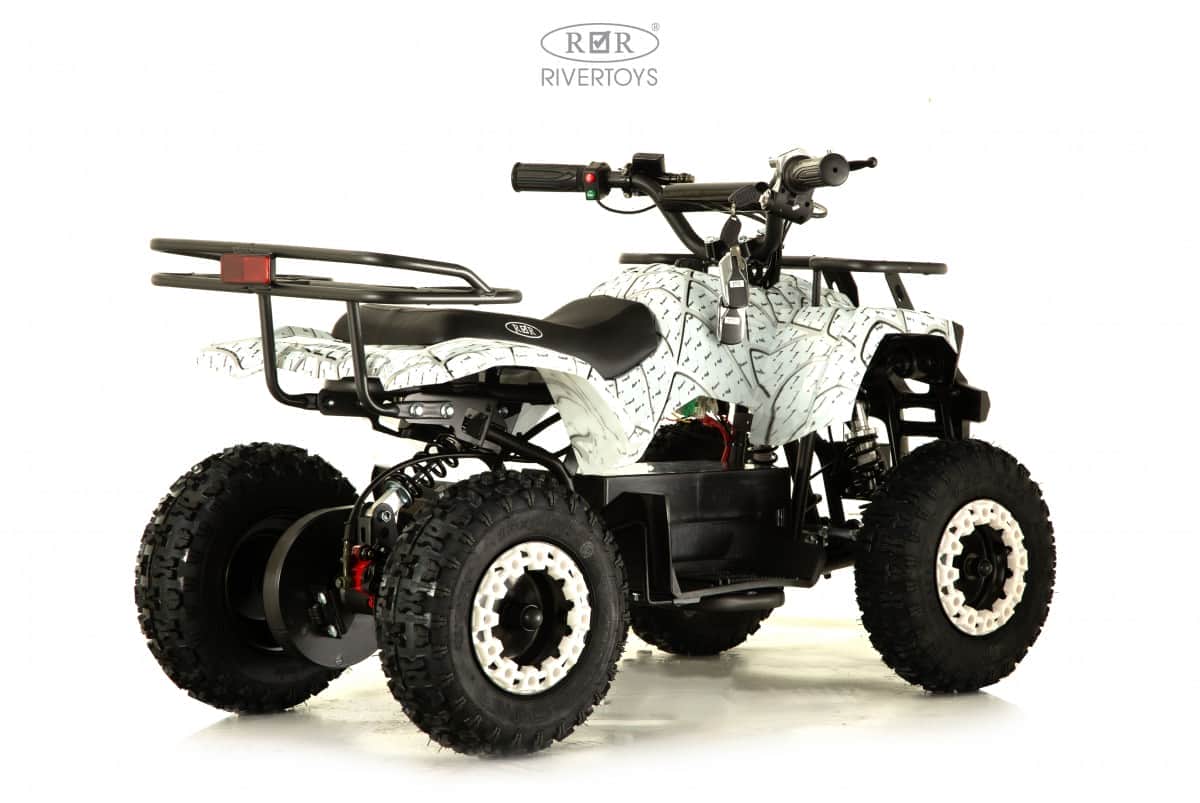 картинка Детский электроквадроцикл TIKI белый Spider 