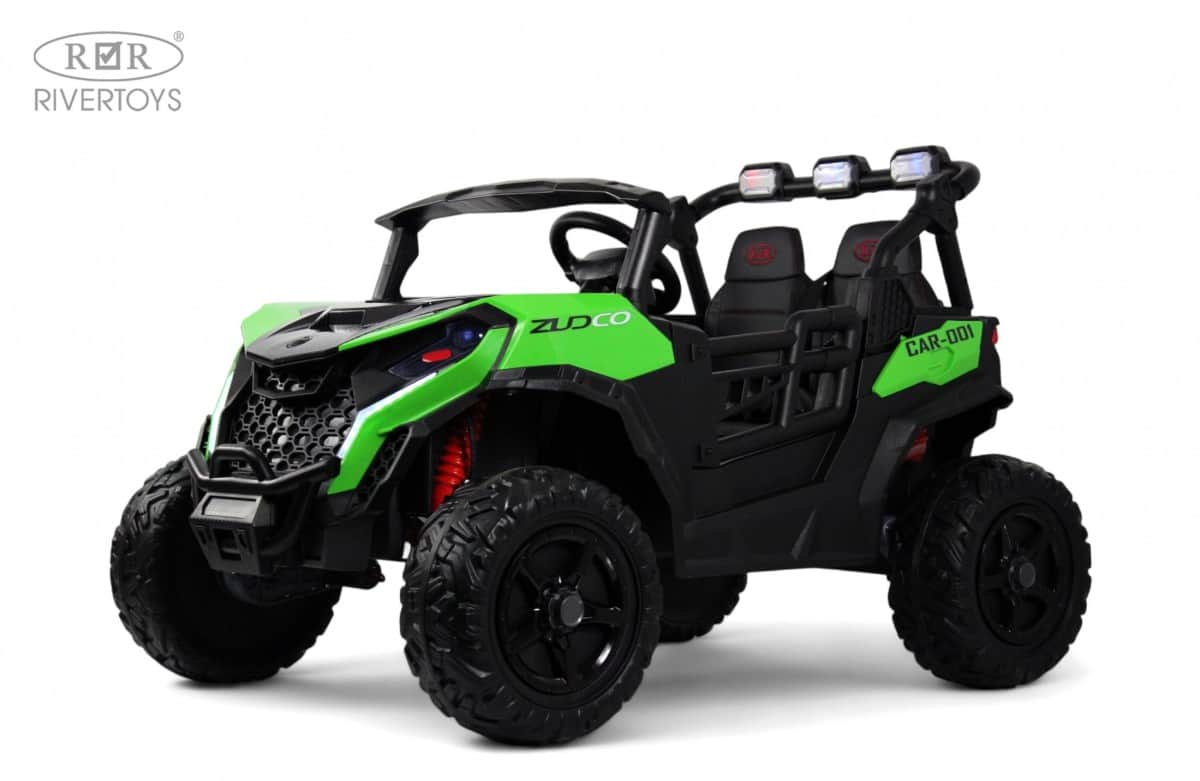 картинка Детский электромобиль K555KK 4WD 24V зеленый 