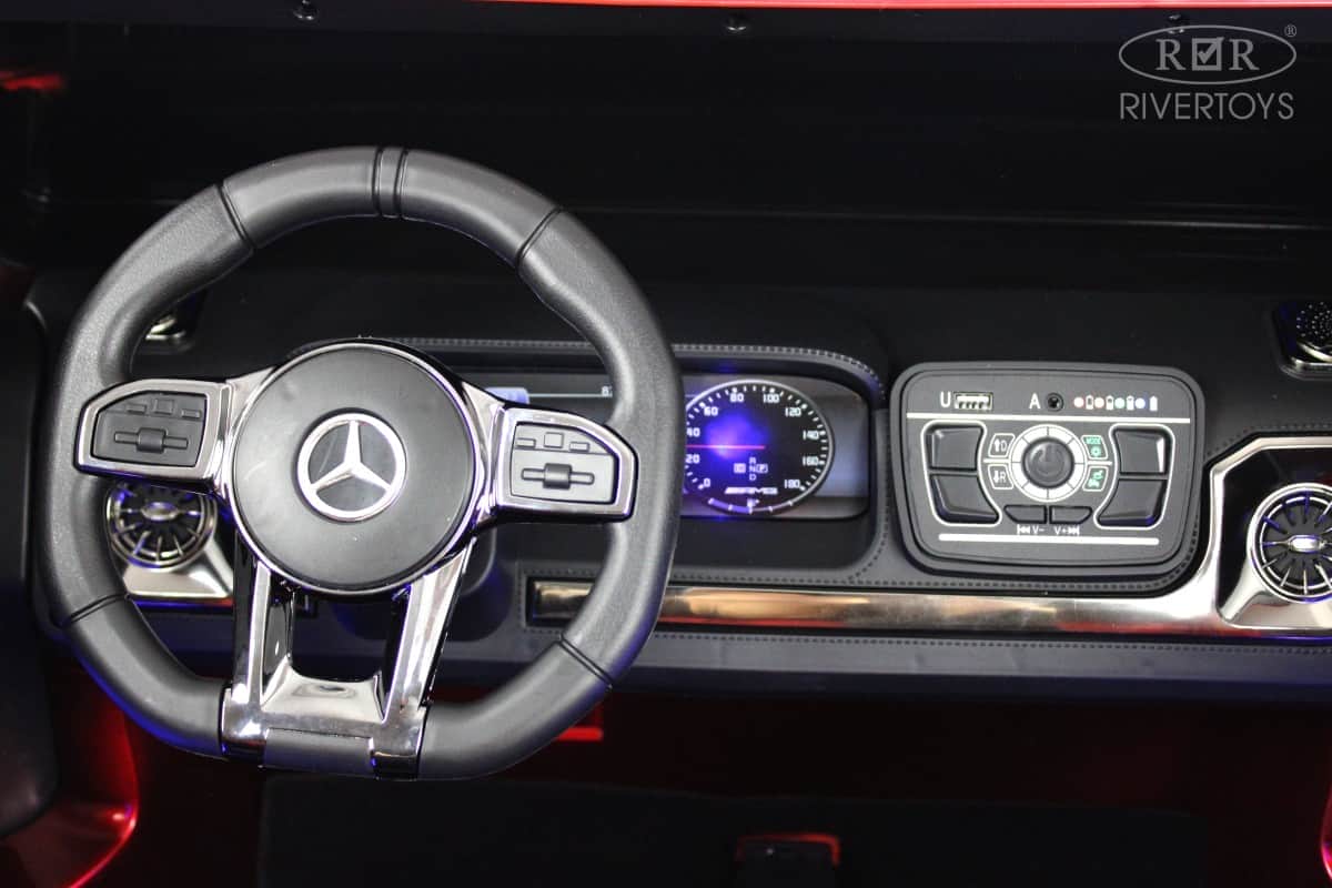 картинка Детский электромобиль Mercedes-AMG G63 (G111GG) красный глянец 