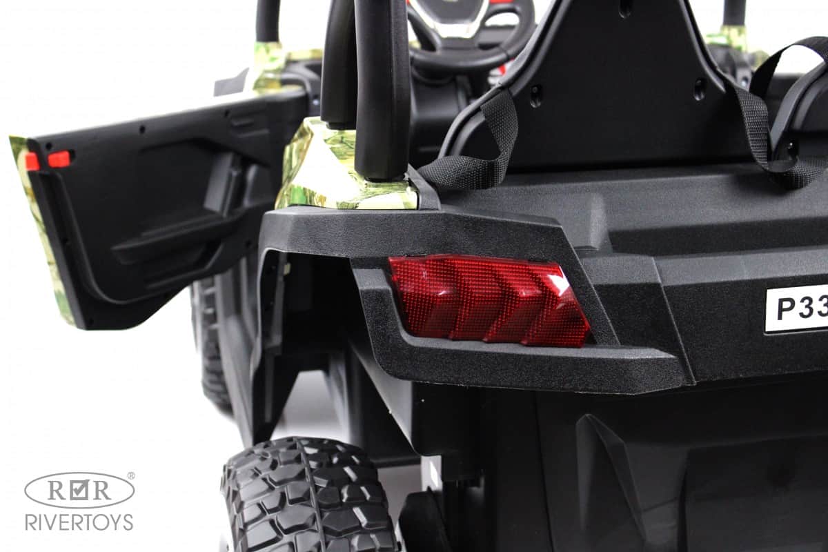 картинка Детский электромобиль P333PP (Buggy) зеленый камуфляж 