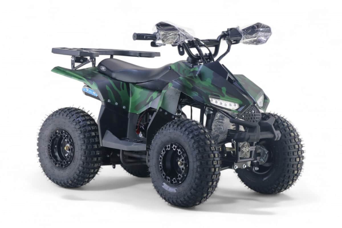 картинка Детский квадроцикл LEON 49CC зеленый камуфляж 