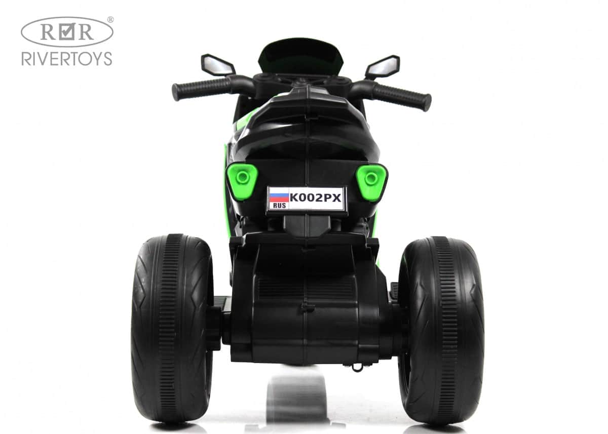 картинка Детский электротрицикл K002PX зеленый 