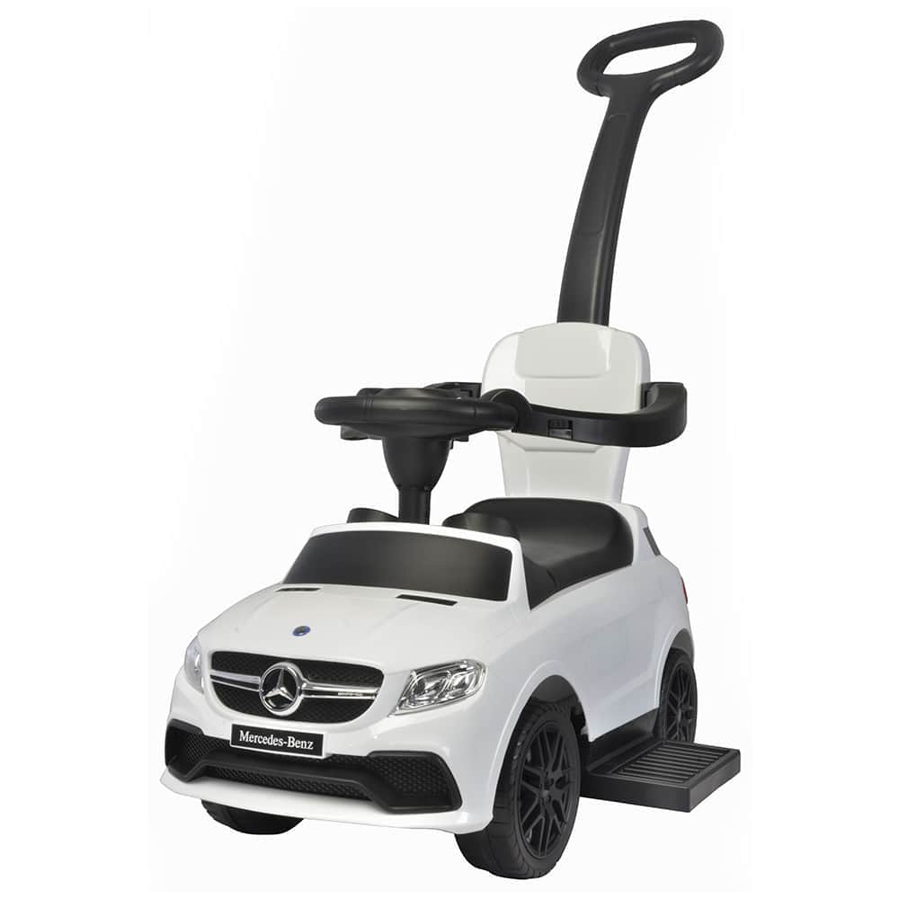 картинка Толокар с ручкой Mercedes-Benz AMG GLE63 White - 3288 