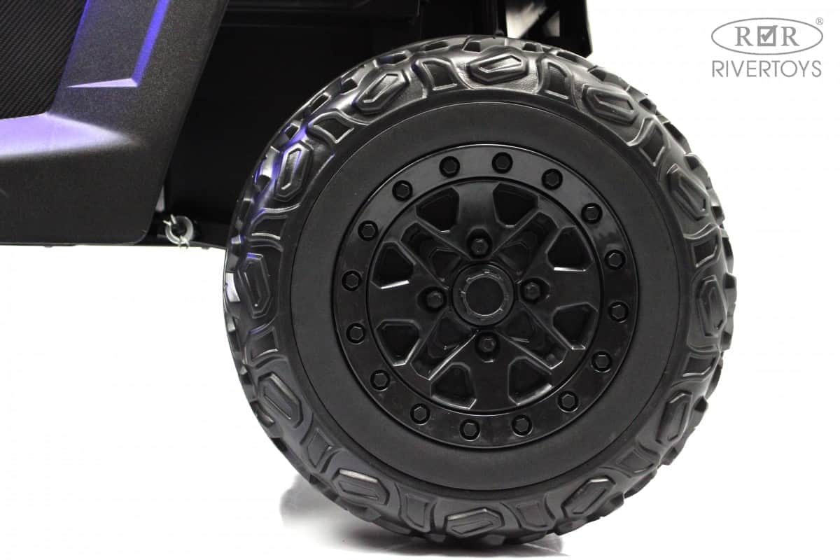 картинка Детский электромобиль T777TT 4WD черный Spider 