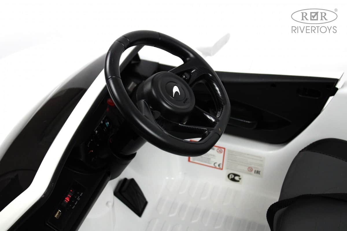 картинка Детский электромобиль McLaren Artura (P888BP) белый 