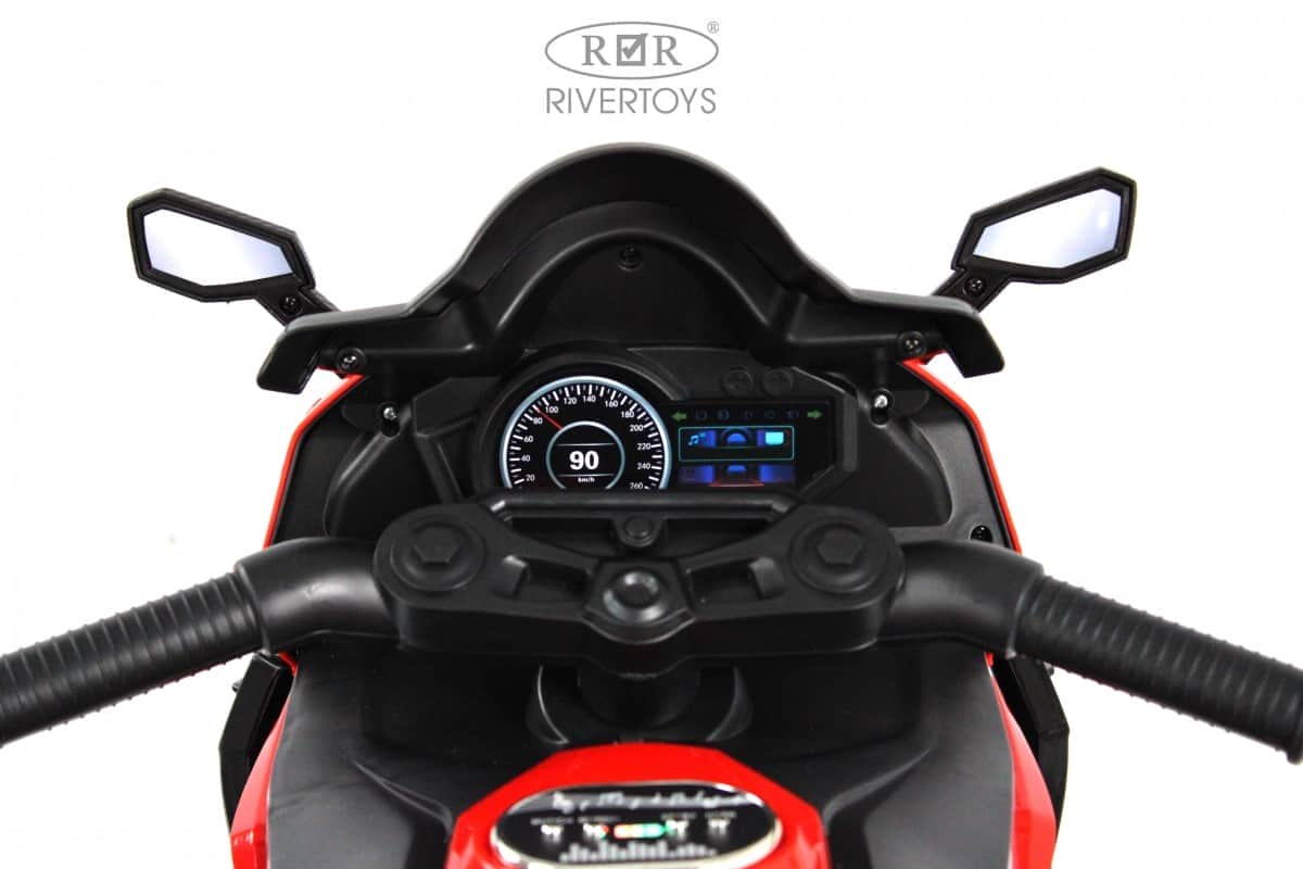 картинка Детский электротрицикл K002PX-A красный 