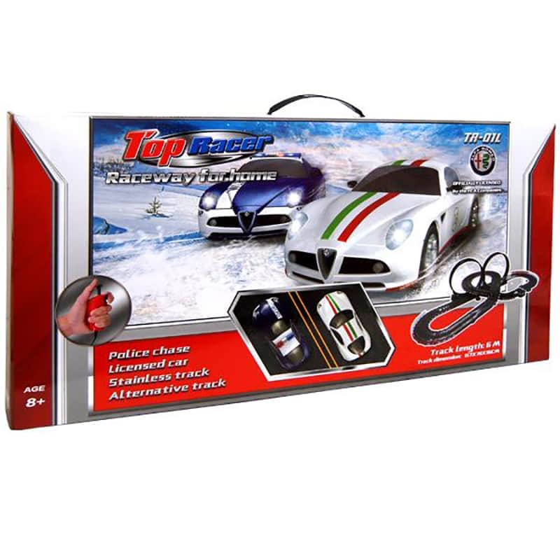 картинка Гоночный автотрек Top Racer Alfa Romeo 1:43 (2 машинки, 6 метров) - TR-01L 