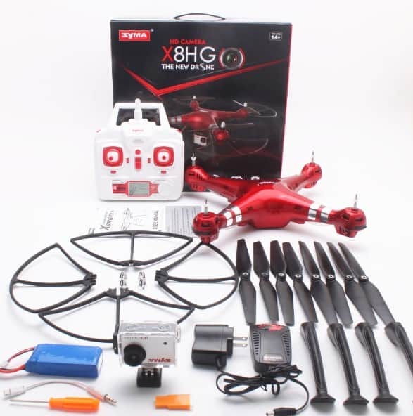 картинка Радиоуправляемый квадрокоптер Syma X8HG с барометром и 8MP HD камерой - X8HG 