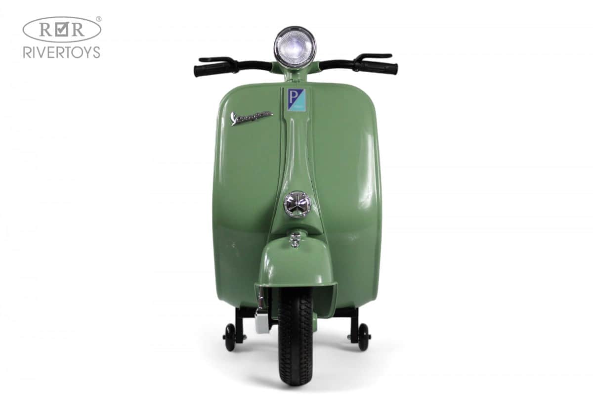 картинка Детский электроскутер VESPA (M888MM) зеленый 