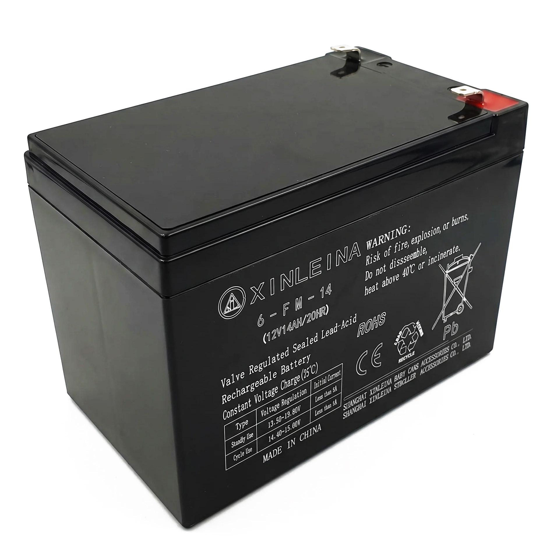 картинка Аккумулятор XINLEINA 12V14Ah/20Hr - X-6FM14 