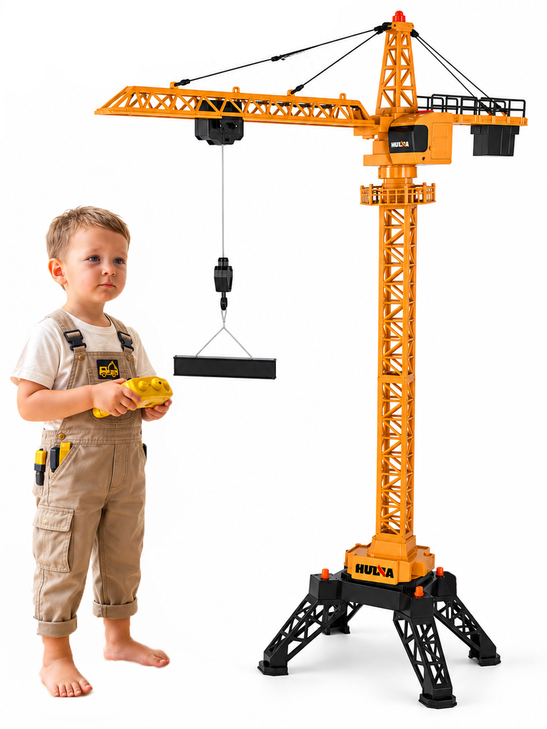 картинка Радиоуправляемый башенный кран HUI NA TOYS масштаб 1:14 2.4G - HN1585 