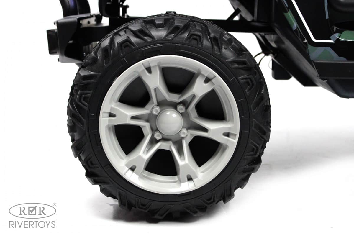 картинка Детский электромобиль T222TT 4WD камуфляж 