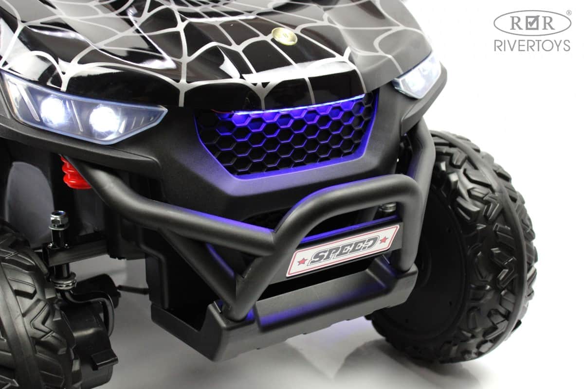 картинка Детский электромобиль T777TT 4WD черный Spider 