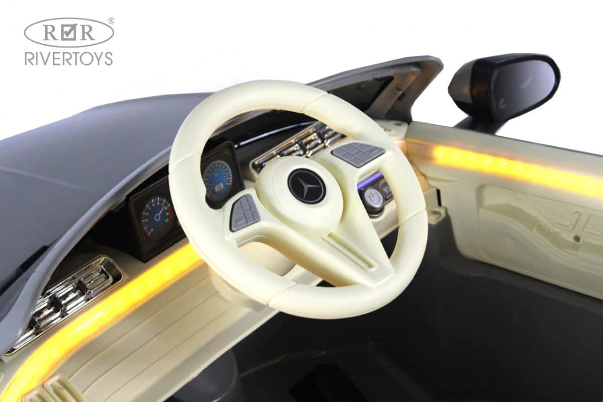 картинка Детский электромобиль М333БХ 4WD серый 