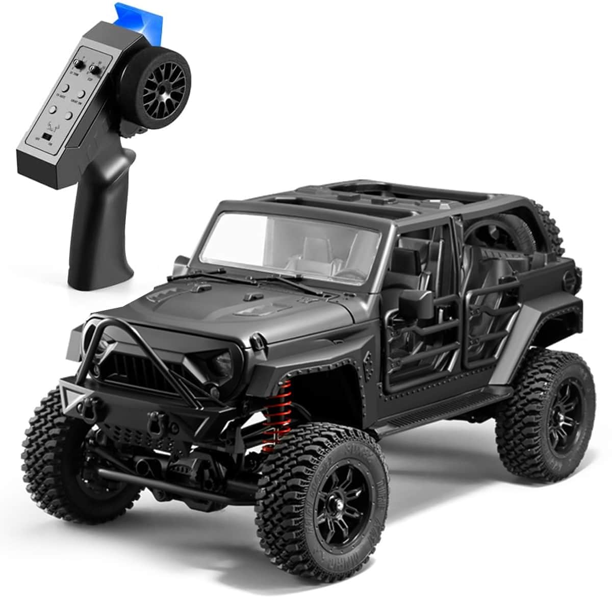 картинка Радиоуправляемый внедорожник Wrangler 4WD 1:12 - MN-128-BLACK 