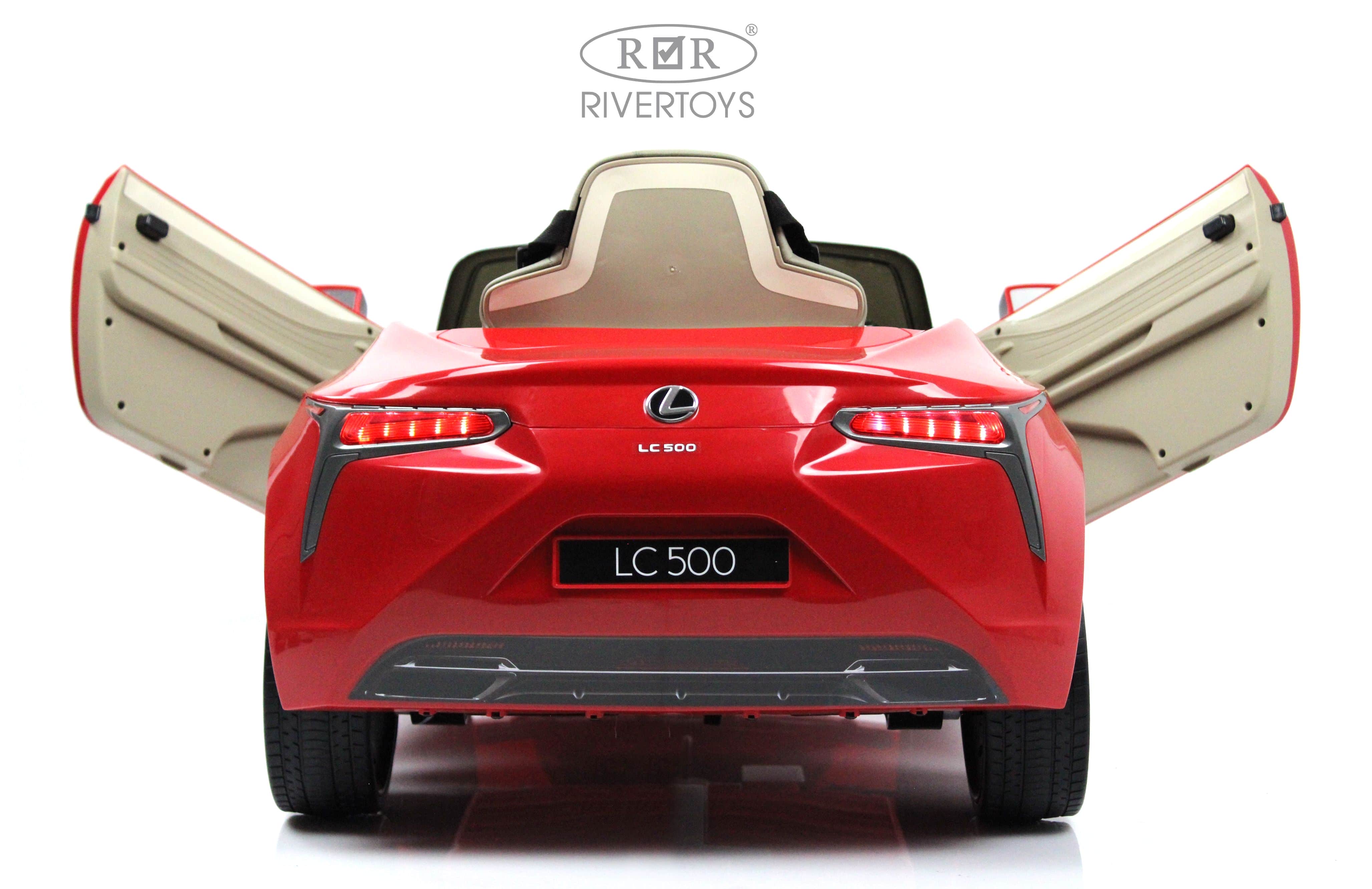 картинка Детский электромобиль Lexus LC 500 (JE1618) красный 