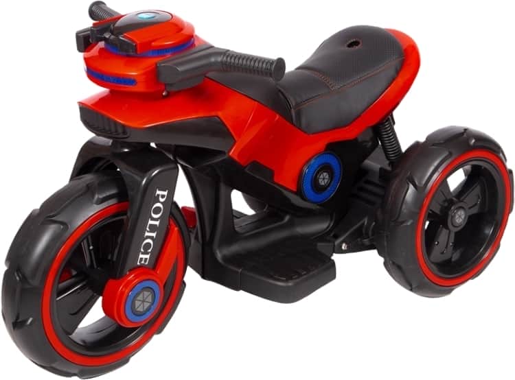 картинка Детский мотоцикл на аккумуляторе Y-MAXI Police Red - SW198B-RED 