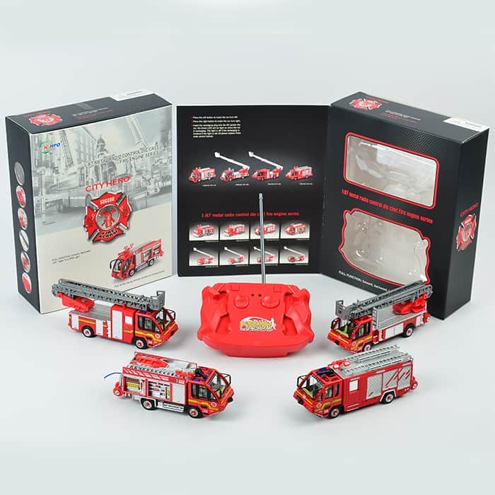 картинка Радиоуправляемая пожарная машина City Hero 1:87 - 7911-5H 