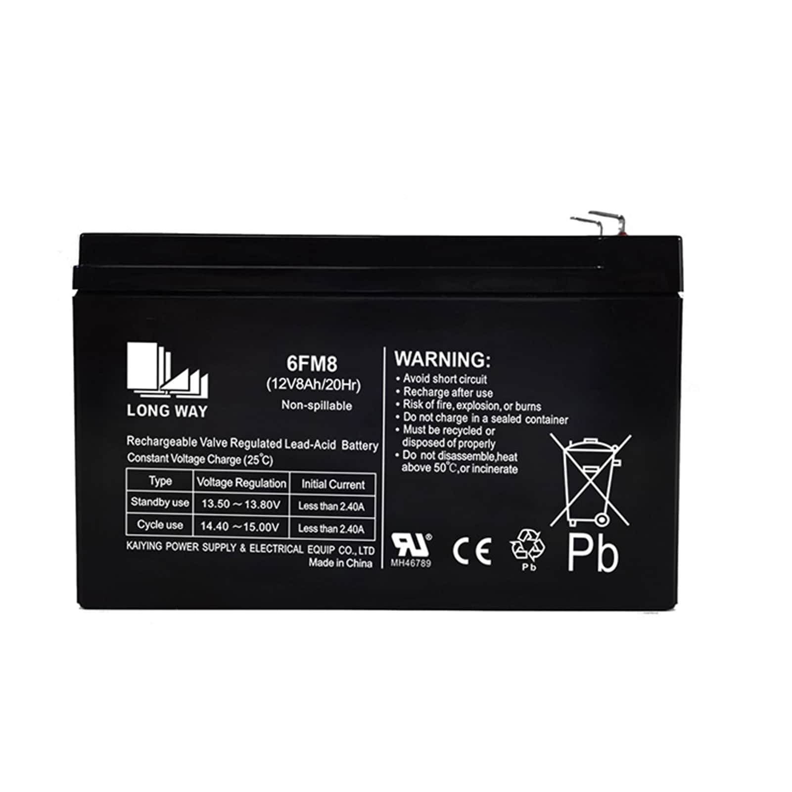 картинка Аккумулятор Long Way 12V8Ah/20Hr - LW-6FM8 