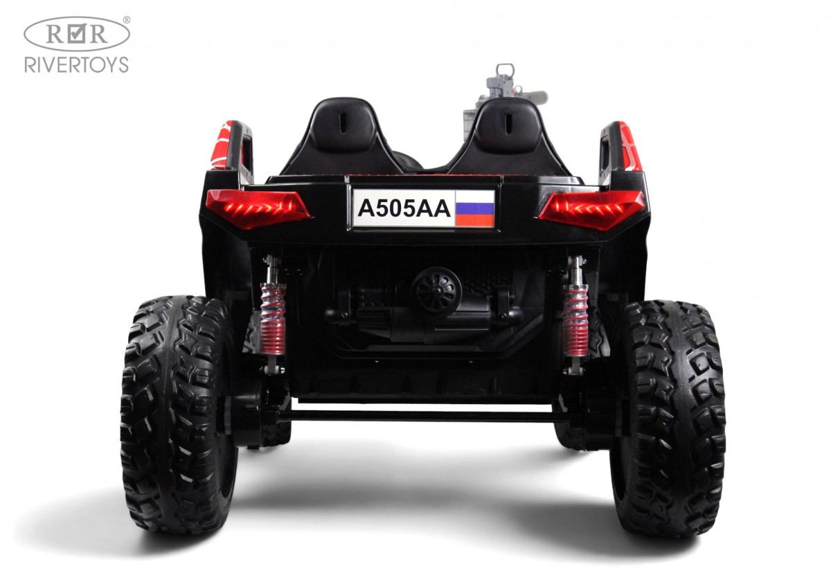 картинка Детский электромобиль A505AA-LUX красный спайдер 