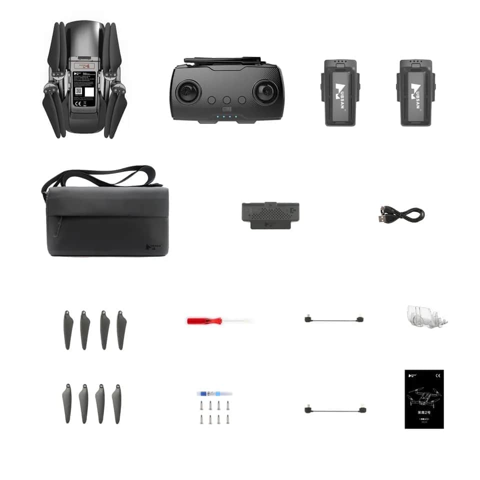 картинка Квадрокоптер Hubsan BlackHawk 2 (2 батареи) RTF - HUBSAN BlackHawk 2 COMBO-2 
