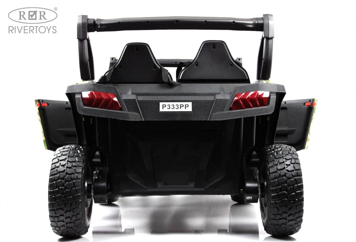 картинка Детский электромобиль P333PP (Buggy) зеленый камуфляж 