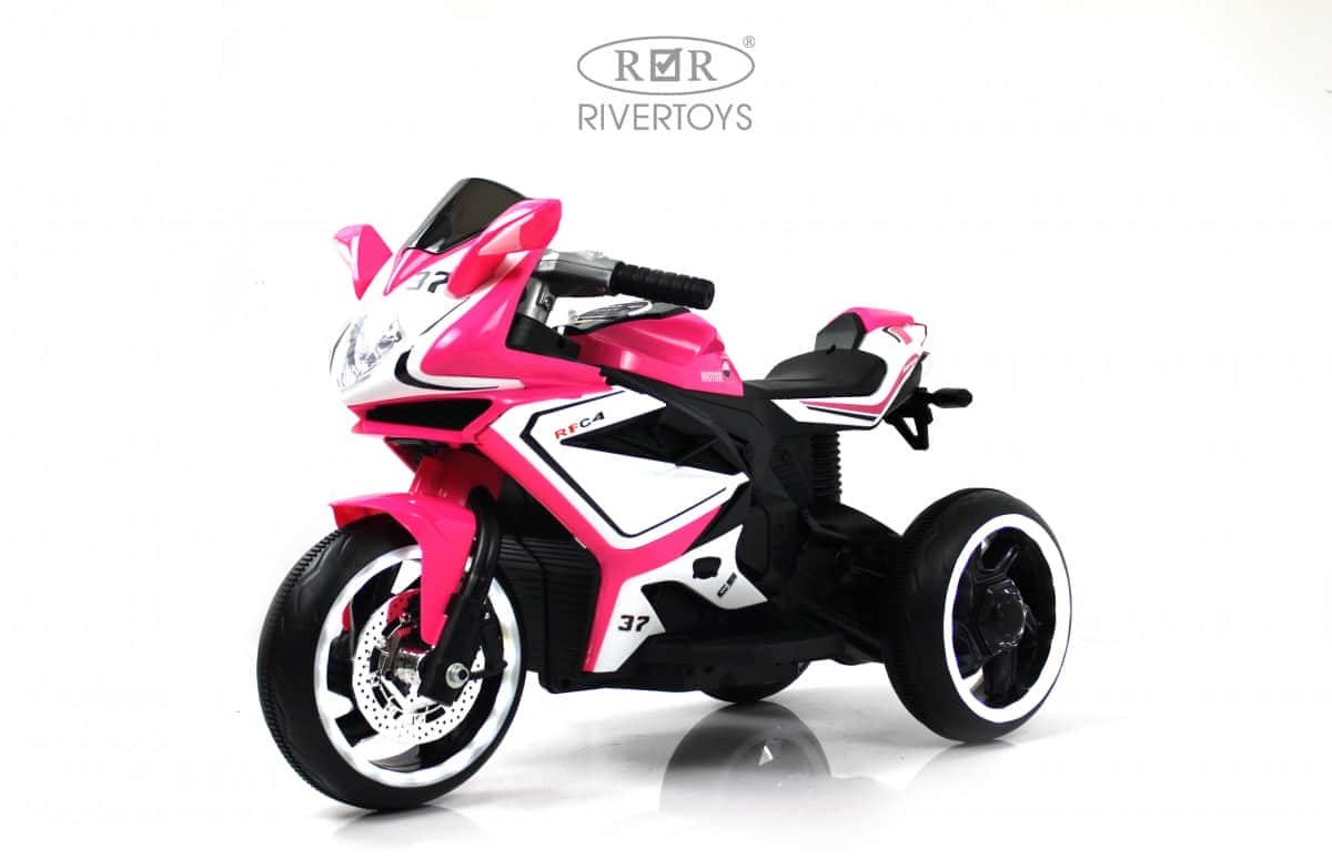 картинка Детский электромотоцикл K222AM розовый 