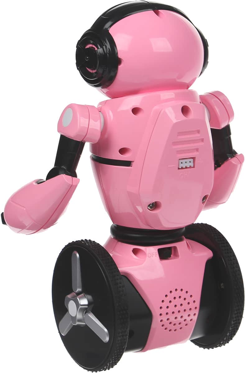 картинка Розовый робот WL toys F4 c WiFi FPV камерой, управление через APP - WLT-F4-PINK 