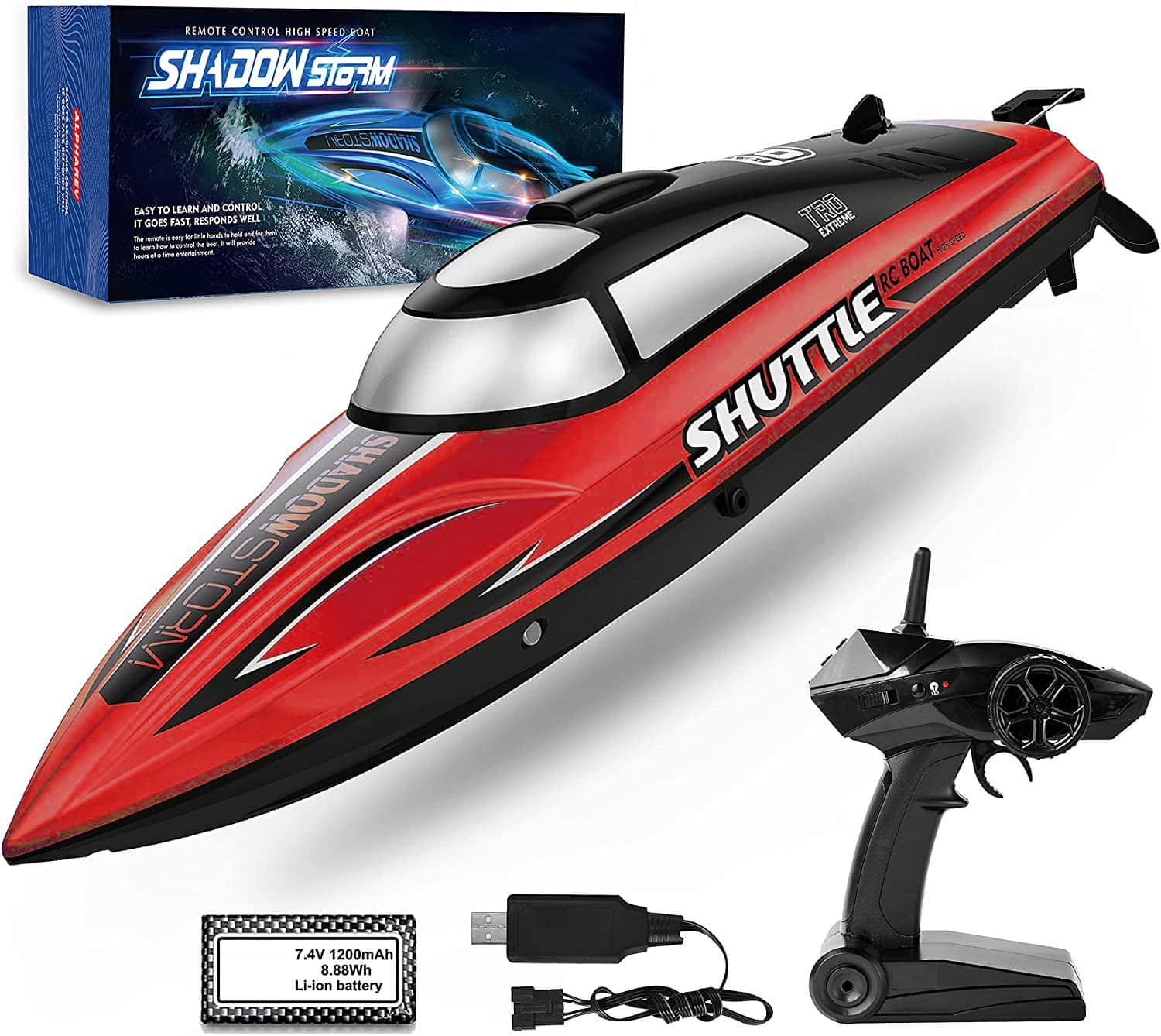 картинка Радиоуправляемый катер HENDEE Red Shadow Storm (32 см, 25 км/ч) - 2008 