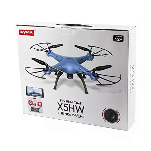 картинка Радиоуправляемый синий квадрокоптер Syma X5HW с барометром Wi-Fi FPV - X5HW-B 