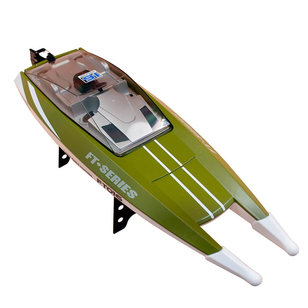 картинка Радиоуправляемый катер Feilun FT016 Racing Boat Green RTR 2.4G - FT016 