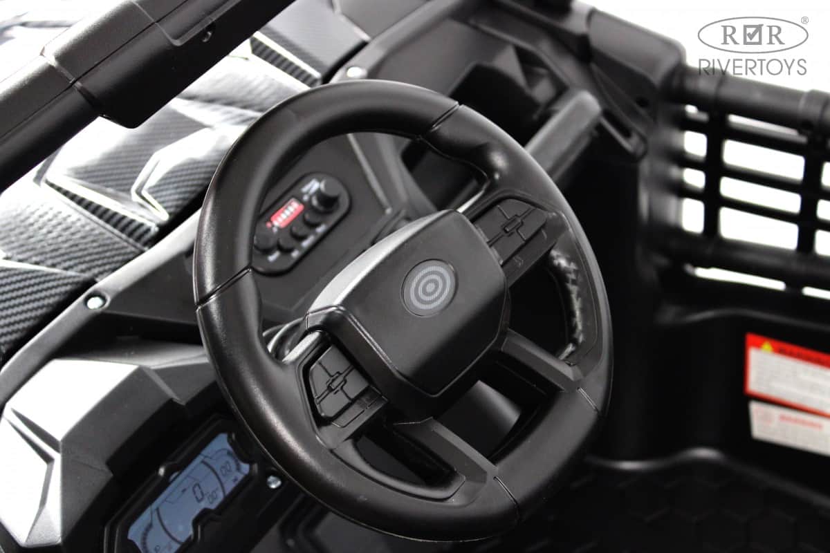 картинка Детский электромобиль K777KK 4WD черный 