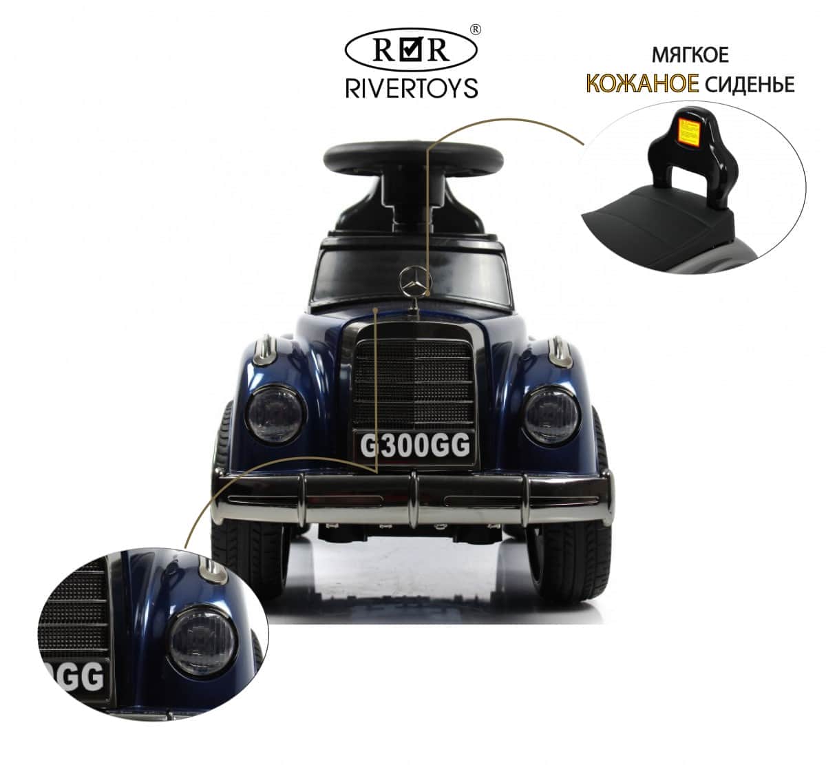 картинка Детский толокар Mercedes-AMG 300S (G300GG) синий глянец 