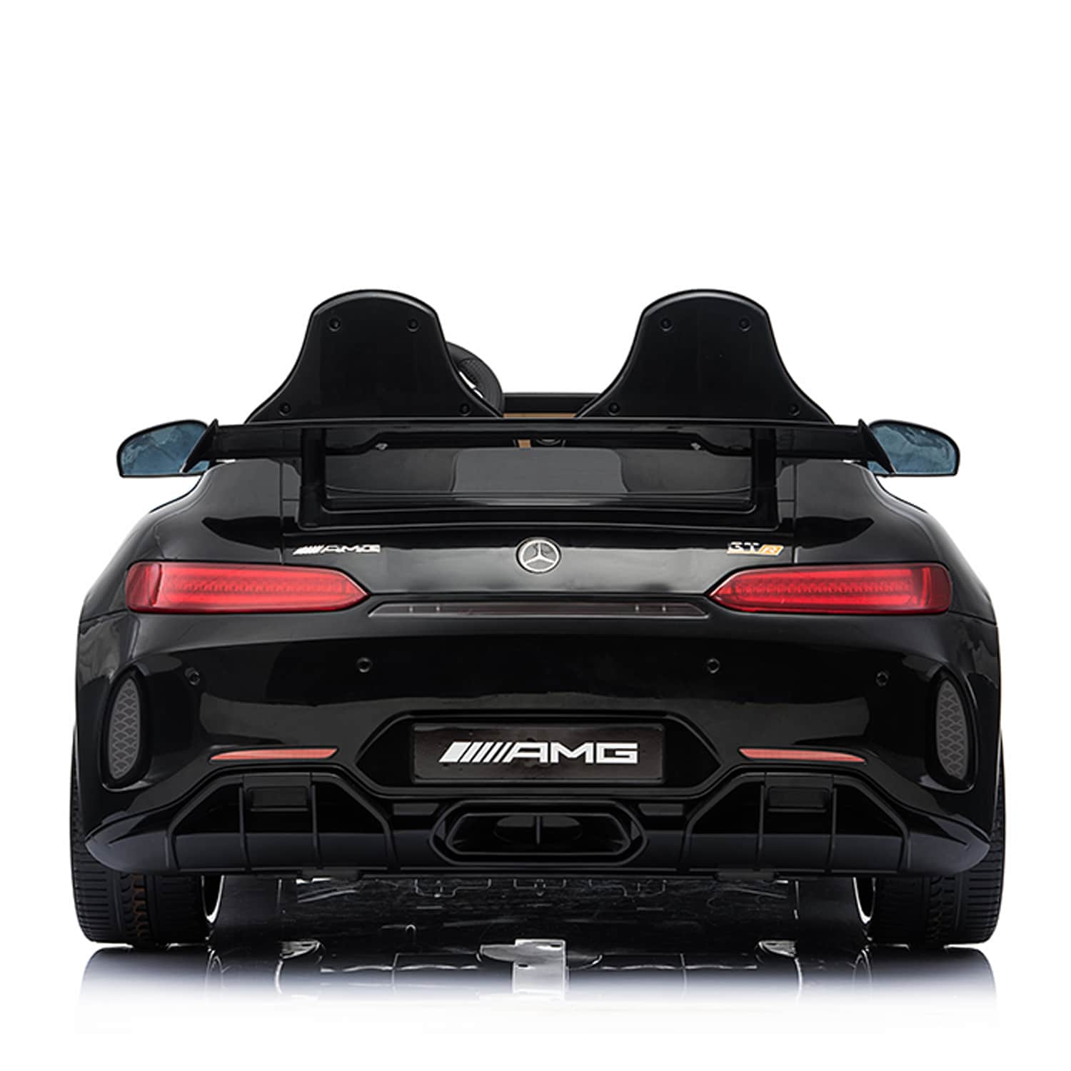 картинка Электромобиль Mercedes-Benz GT R (черный матовый, 4WD, 12V, MP4) - HL289-MATTE-BLACK-MP4 