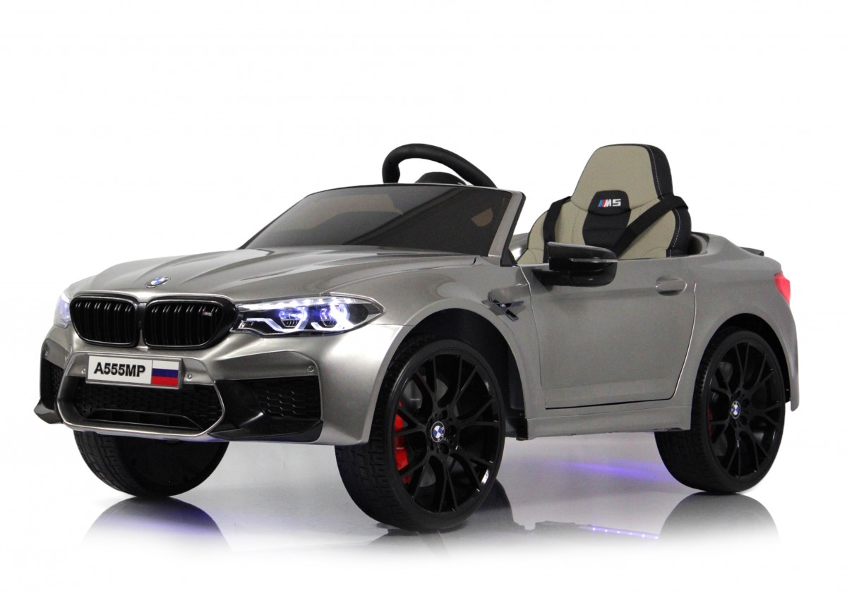 картинка Детский электромобиль BMW M5 Competition (A555MP) серый глянец 
