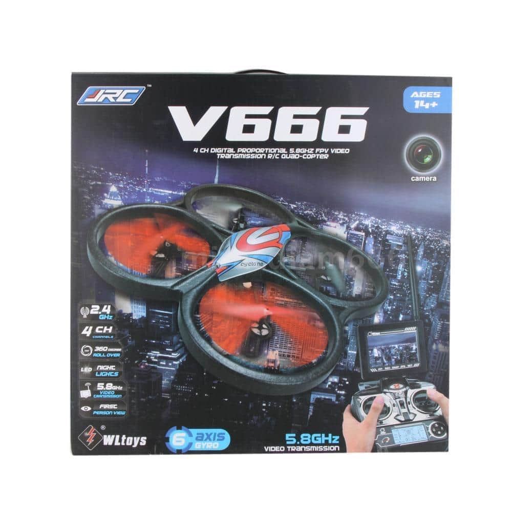 картинка Радиоуправляемый коптер WLToys V666N FPV Camera UFO Barometer Sensor 2.4G - V666N 