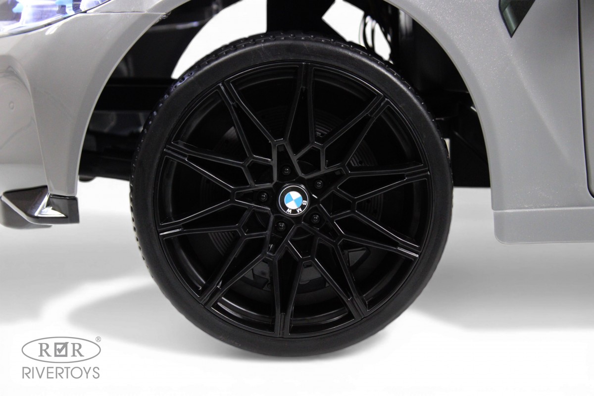 картинка Детский электромобиль BMW M4 (A004AA) серый 