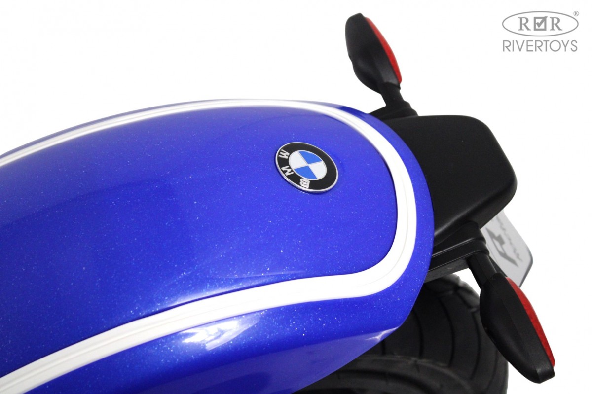 картинка Детский электромотоцикл BMW R18 (A777AA-NEW) синий 