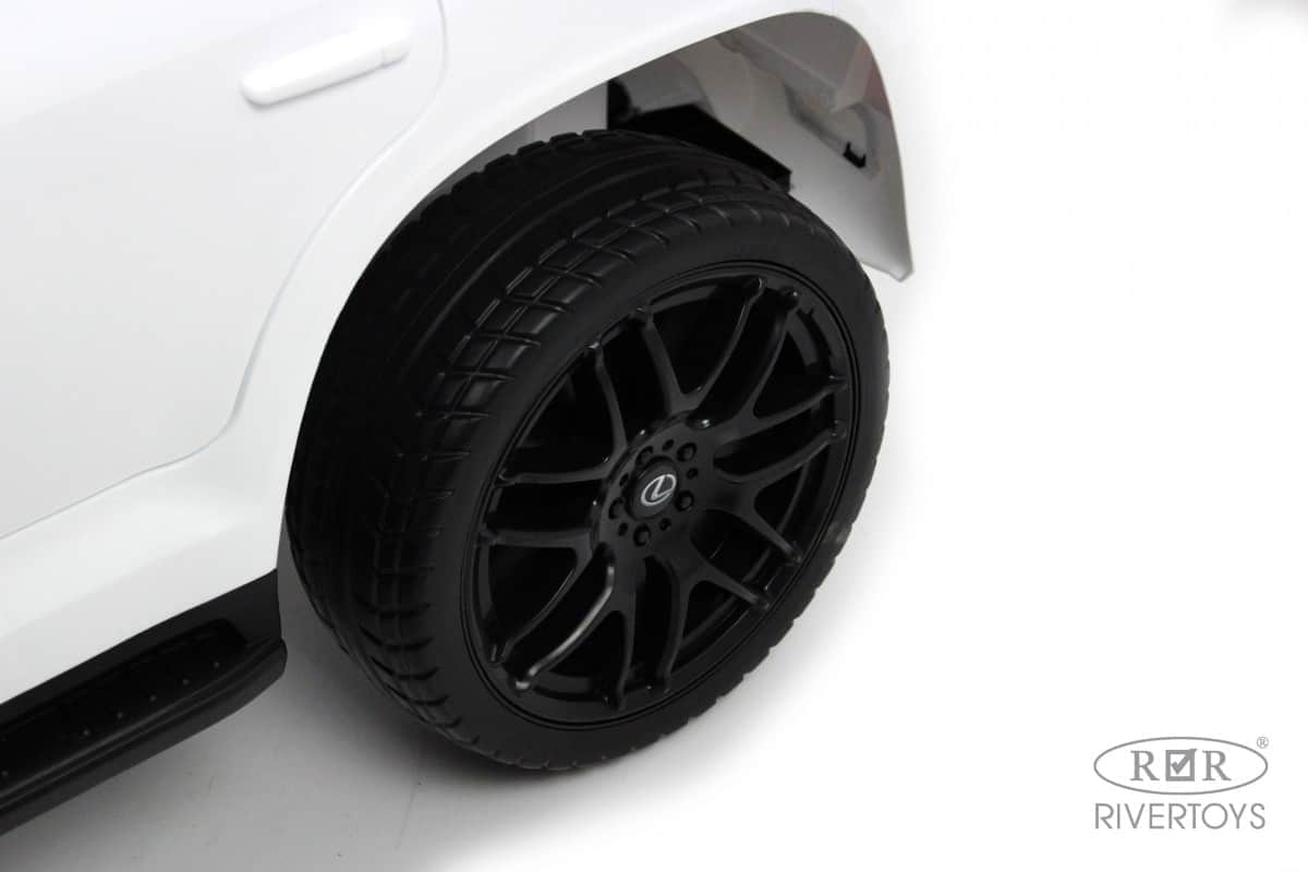 картинка Детский электромобиль Lexus 570 (E555EE) белый 