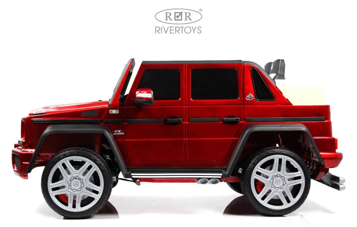 картинка Детский электромобиль Mercedes-Benz Maybach G650 (T101TT) красный глянец 