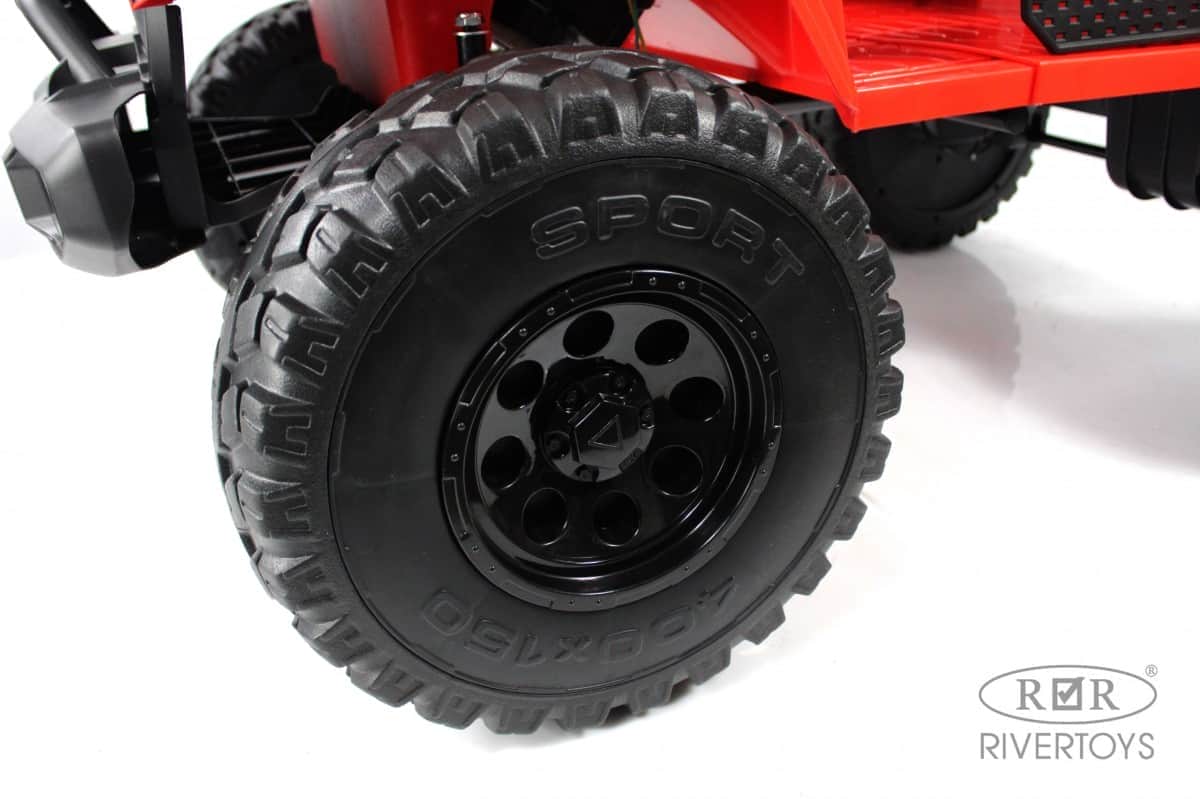 картинка Детский электромобиль Jeep A222AA красный 