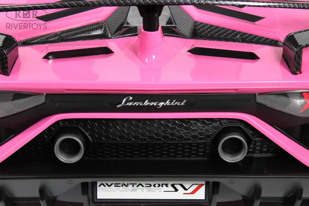 картинка Детский электромобиль Lamborghini Aventador SVJ (A111MP) розовый 