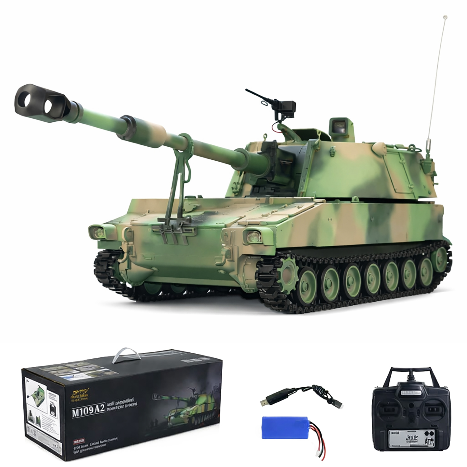 картинка Радиоуправляемый танк M109A2 Howitzer Camo Upgrade - TD-M2109UC 