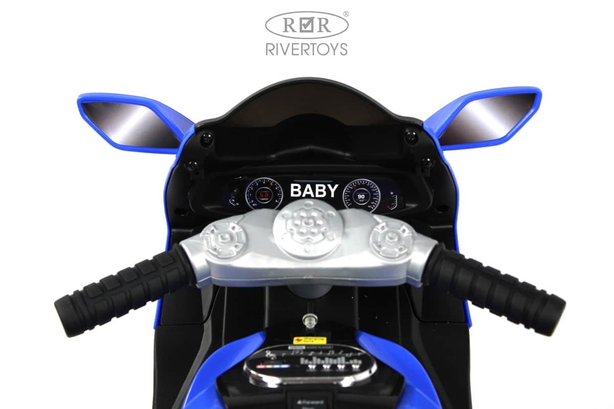 картинка Детский электромотоцикл K222AM синий 