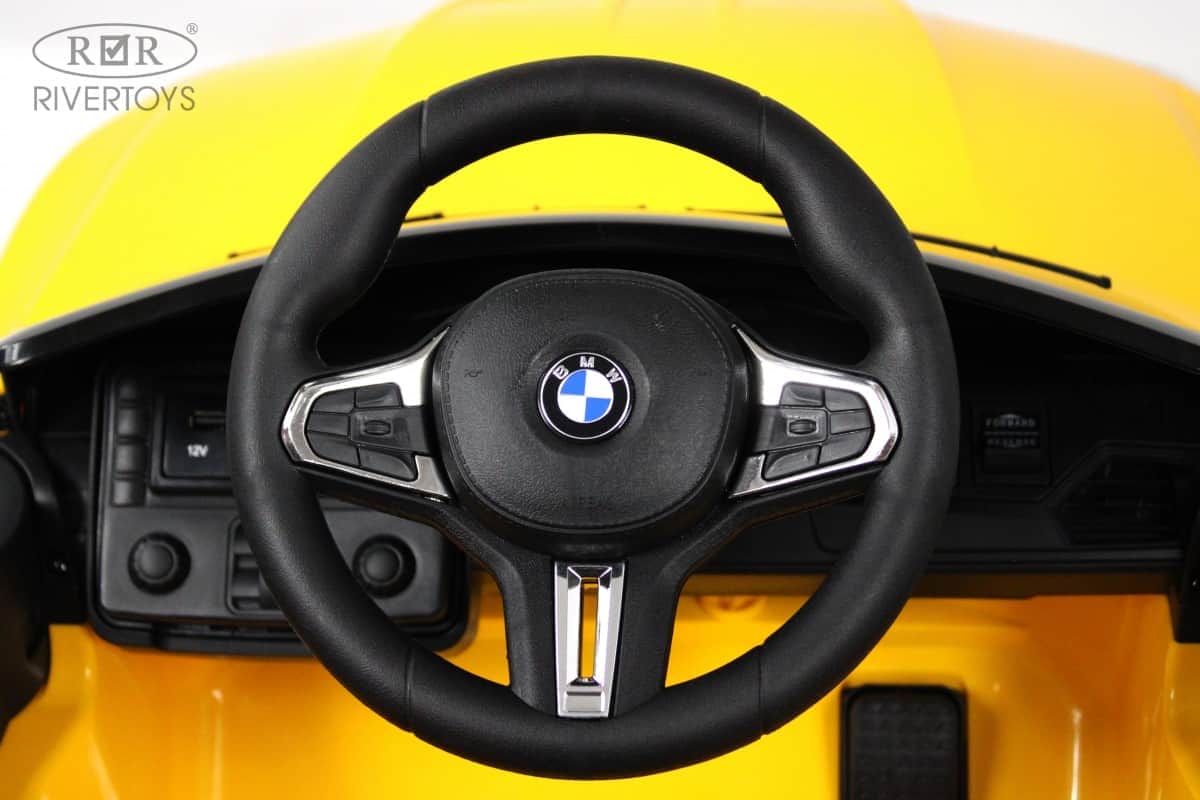 картинка Детский электромобиль BMW M4 (A004AA) желтый 