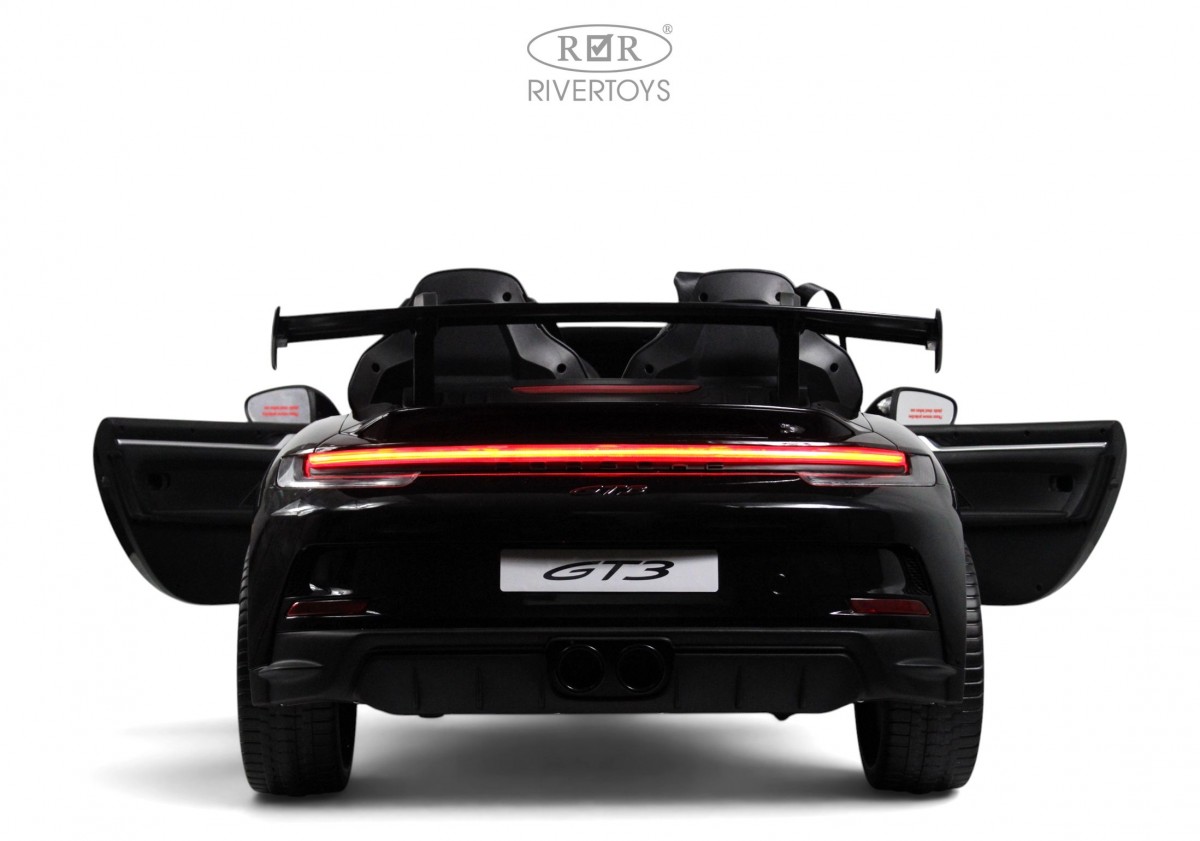 картинка Детский электромобиль Porsche 911 GT3 (Y911YY) черный глянец 