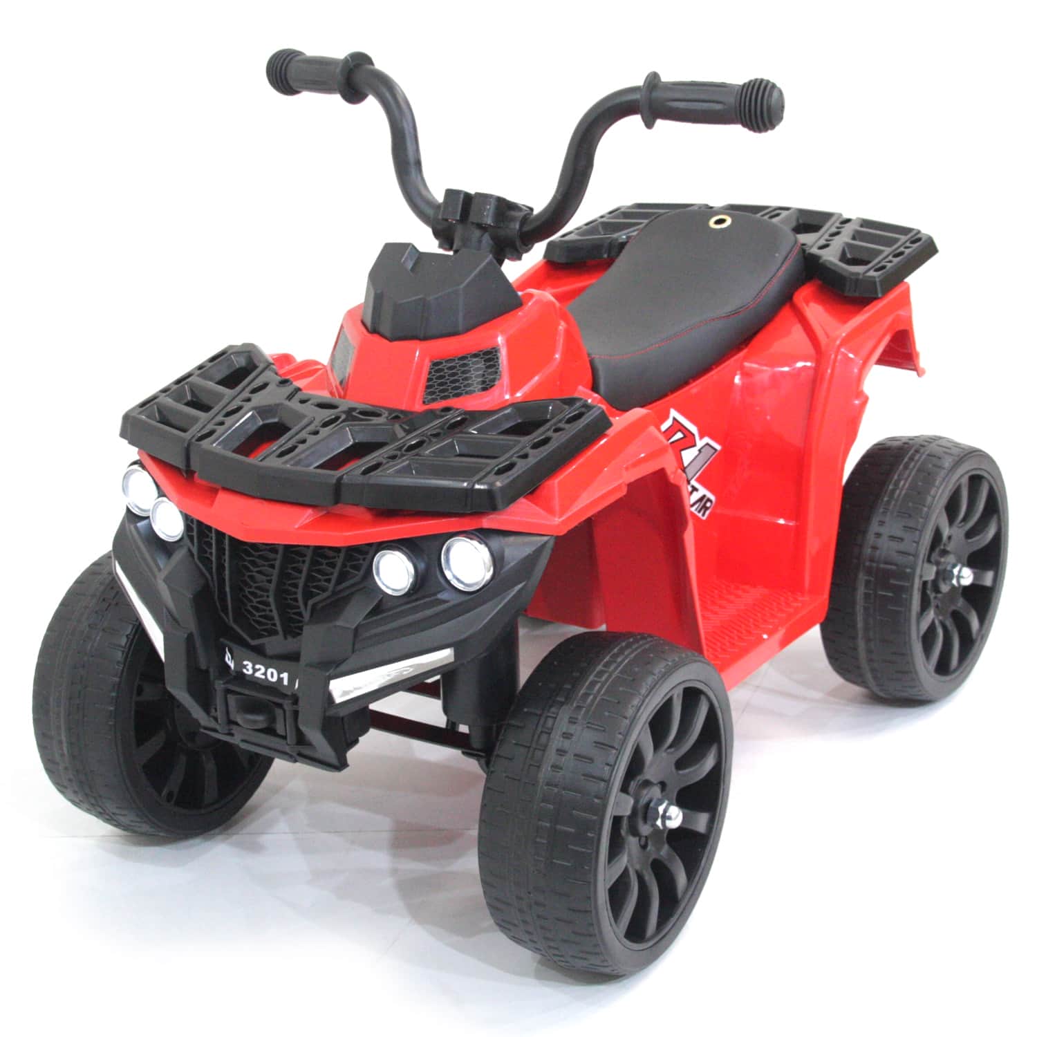 картинка Детский квадроцикл R1 на резиновых колесах 6V - 3201-RED 