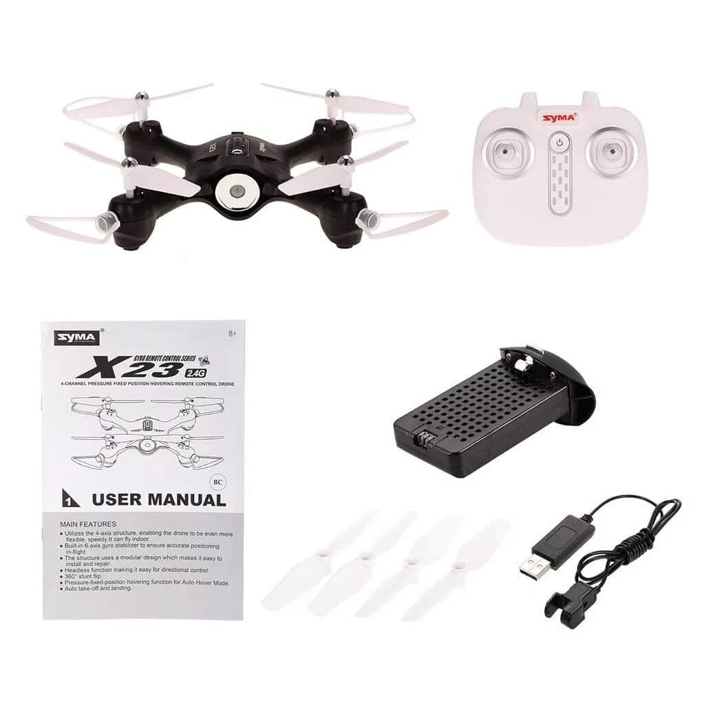картинка Радиоуправляемый квадрокоптер Syma X23 Black 6-AXIS RTF 2.4G - X23-BLACK 
